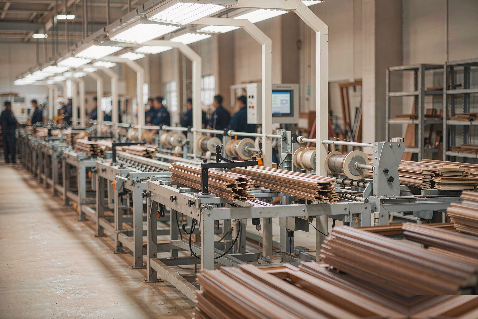 Frame production line