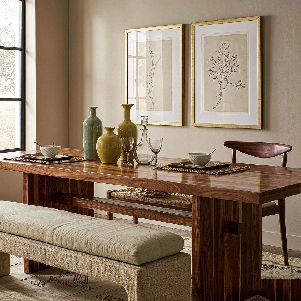 Walnut pairing in gold