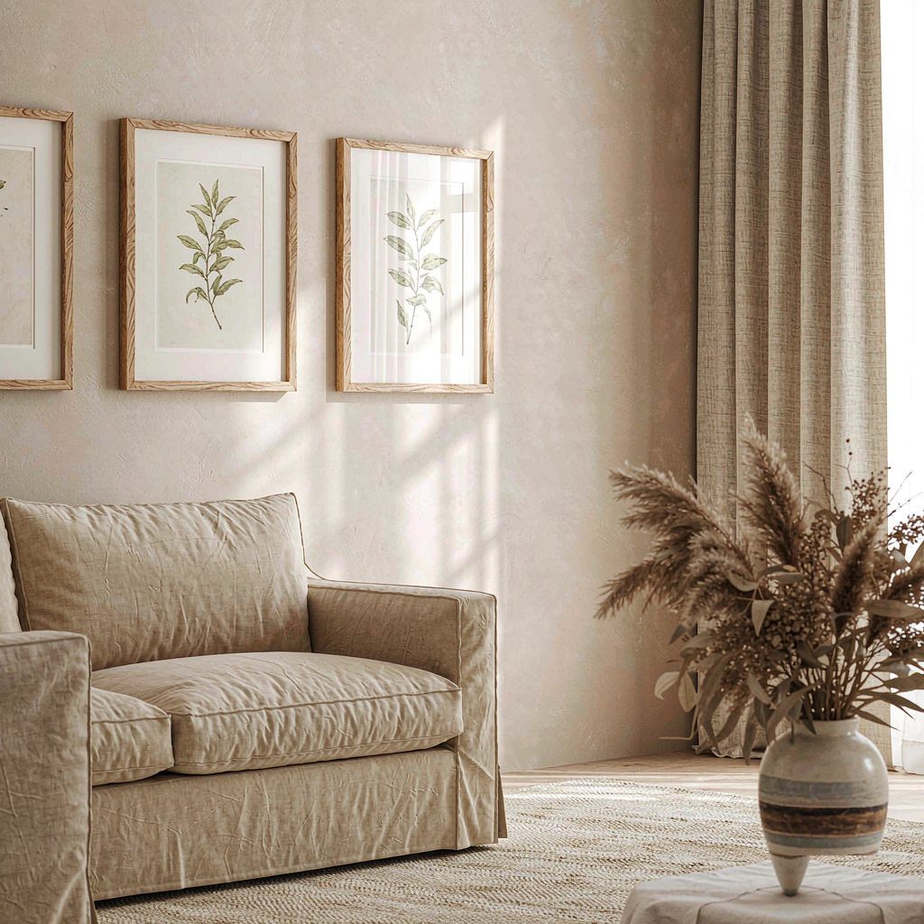 Solid oak gallery trio